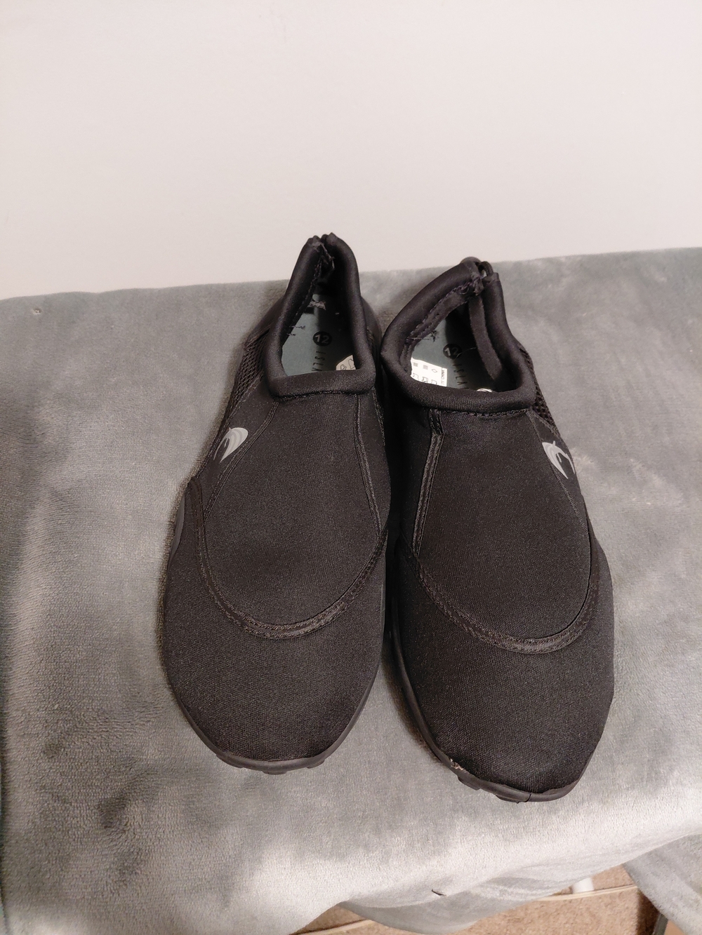 Men's Black Slip-On Athletic Shoes - Lightweight Comfort
